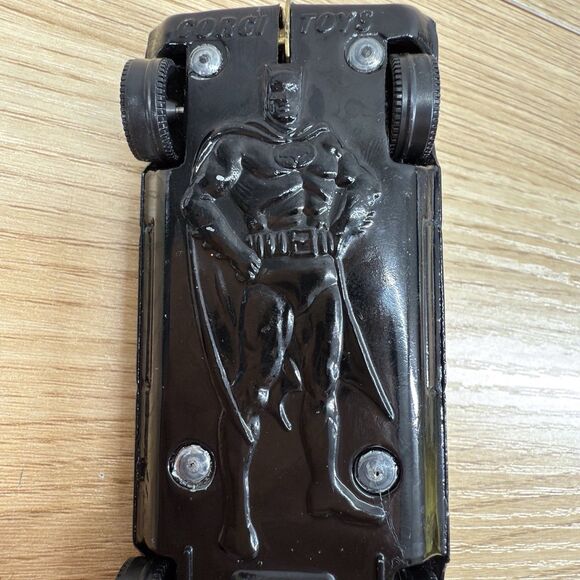 Corgi Toys #267 Batmobile w/ Batman Figure Car Toy Diecast Britain 60s Vintage - Picture 10 of 11